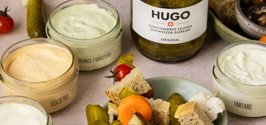 HUGO Aperitif-Picks mit Gurken