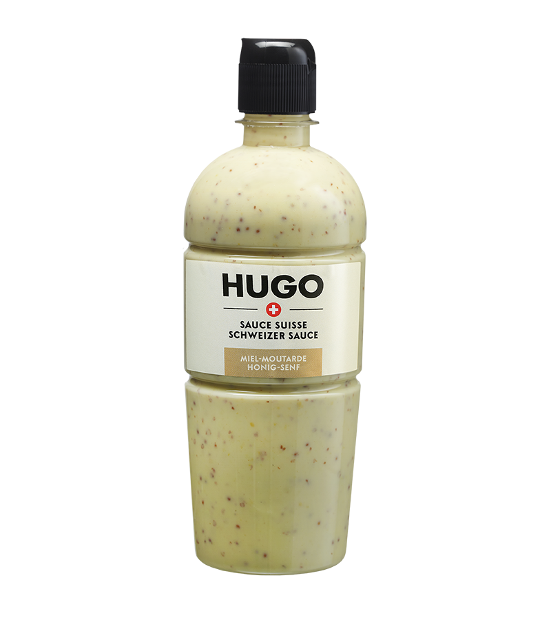 Sauce suisse miel moutarde ambiante HUGO