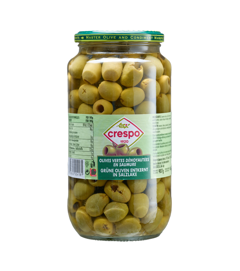 Olives Vertes Dénoyautées 440G 1/1 Olives Vertes Dénoyautées 440G 1/1
