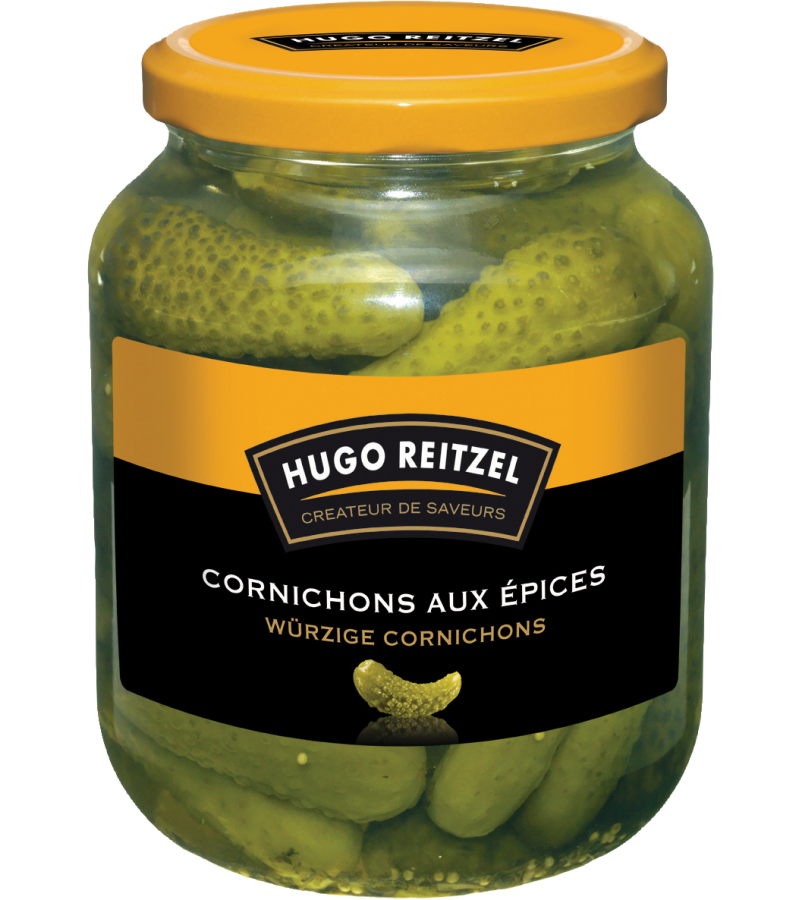 Würzige Cornichons