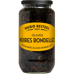 Schwarzen Oliven in Rondellen 485g
