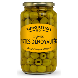 Olives vertes dénoyautées HR 454g
