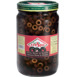 Olives noires en rondelles