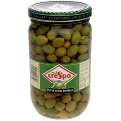 Olives vertes entières