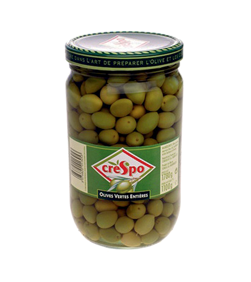 Olives vertes entières Olives vertes entières
