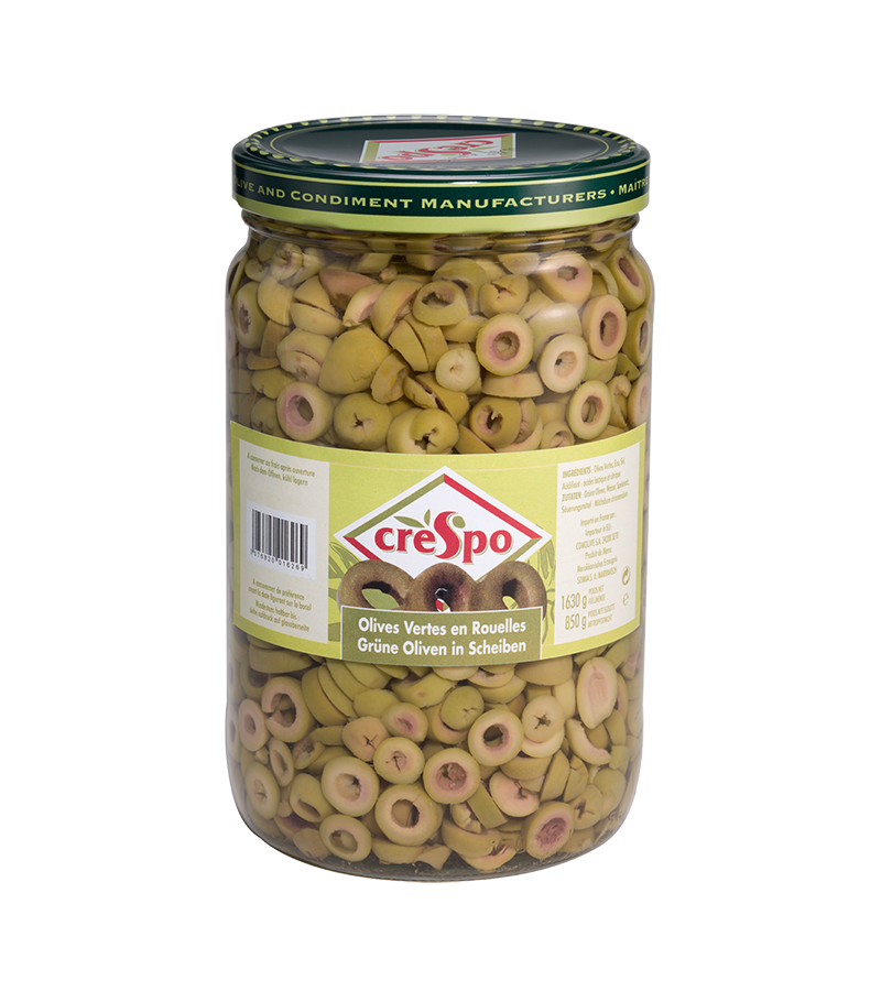 Olives vertes en rondelles