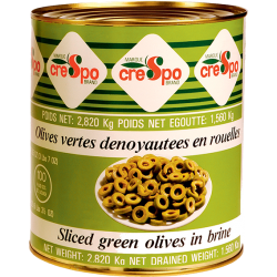 Olives vertes en rondelles