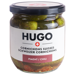 Cornichons suisses au piment