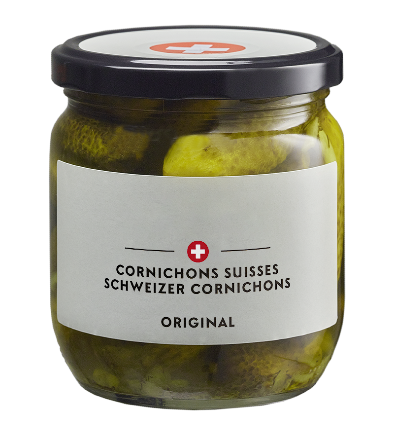 Cornichons suisses - votre bocal personnalisé
