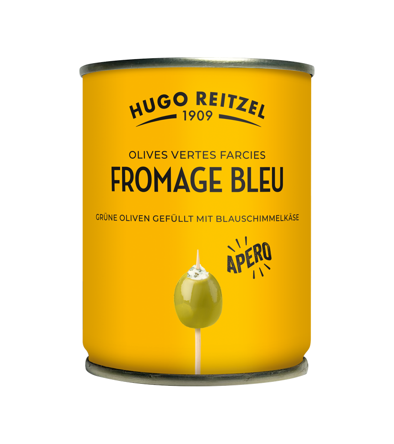 GRÜNE OLIVEN GEFFÜLLT BLAUKÄSE 120G GRÜNE OLIVEN GEFFÜLLT BLAUKÄSE 120G