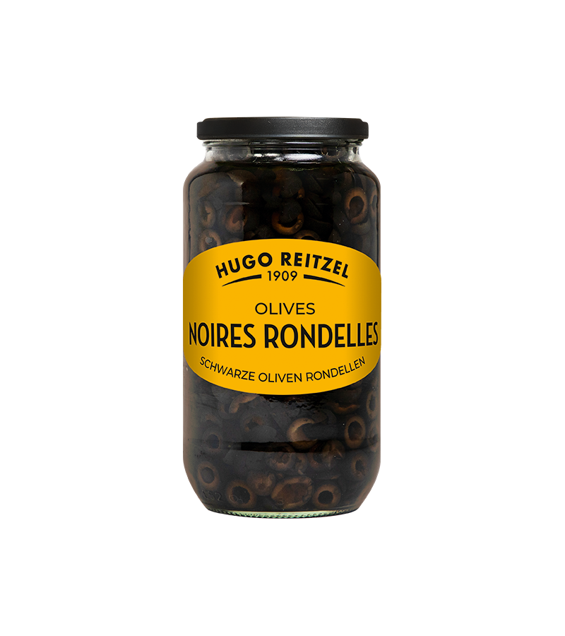 Olives noires en rondelles 485g Olives noires en rondelles 485g