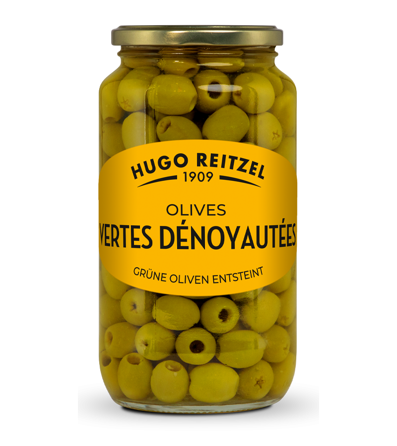 Entsteinte grüne Oliven HR 454g Entsteinte grüne Oliven HR 454g