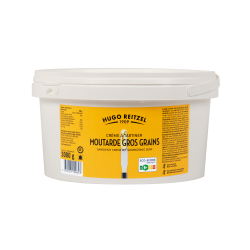 Crème à tartiner à la moutarde gros grains