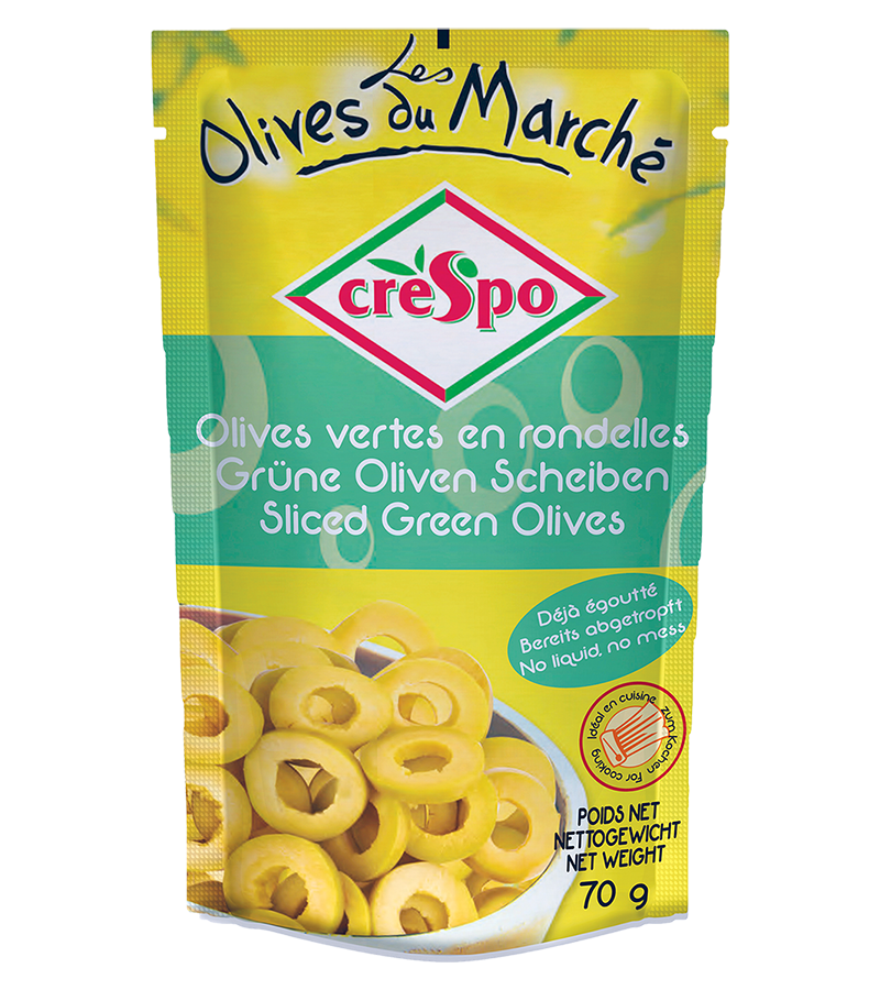 Olives vertes en rondelles
