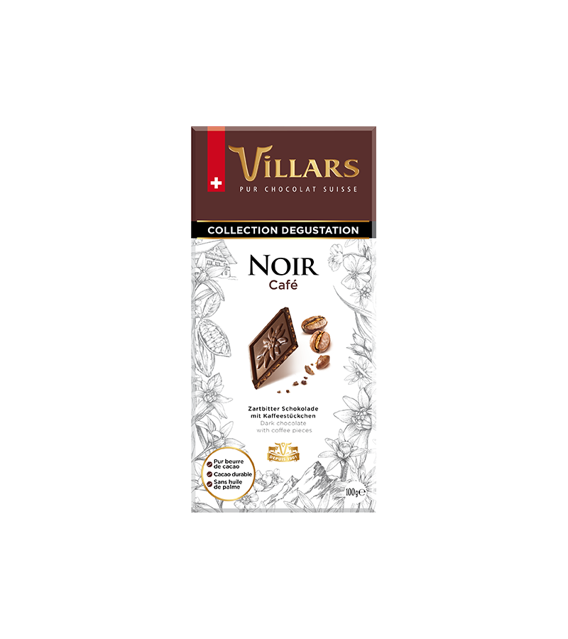 Villars Dunkle Schokolade/Kaffee 100g Villars Dunkle Schokolade/Kaffee 100g