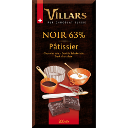 Villars Gebäck Schokolade 63% 20