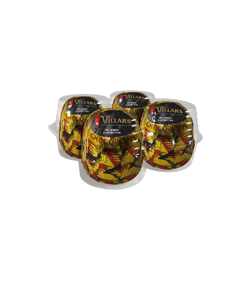 Villars Tête de choco 4x30g Villars Tête de choco 4x30g